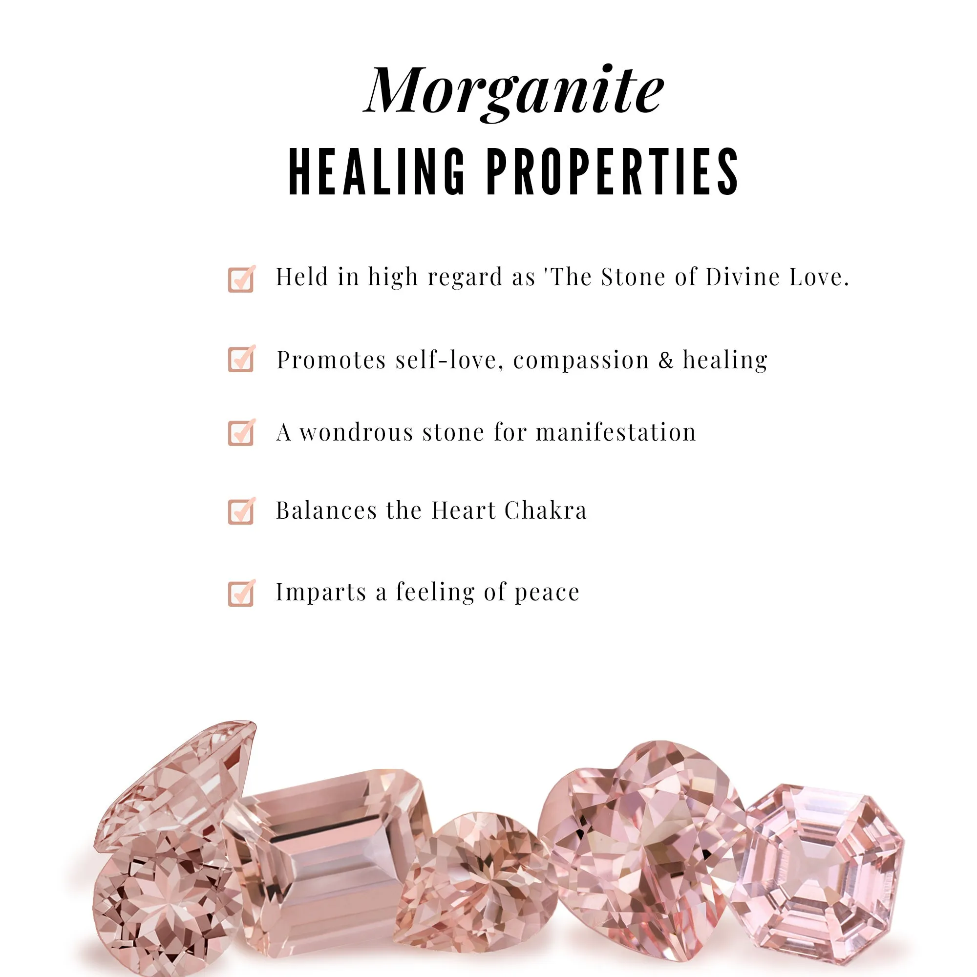7 MM Cushion Cut Morganite Solitaire Stud Earrings