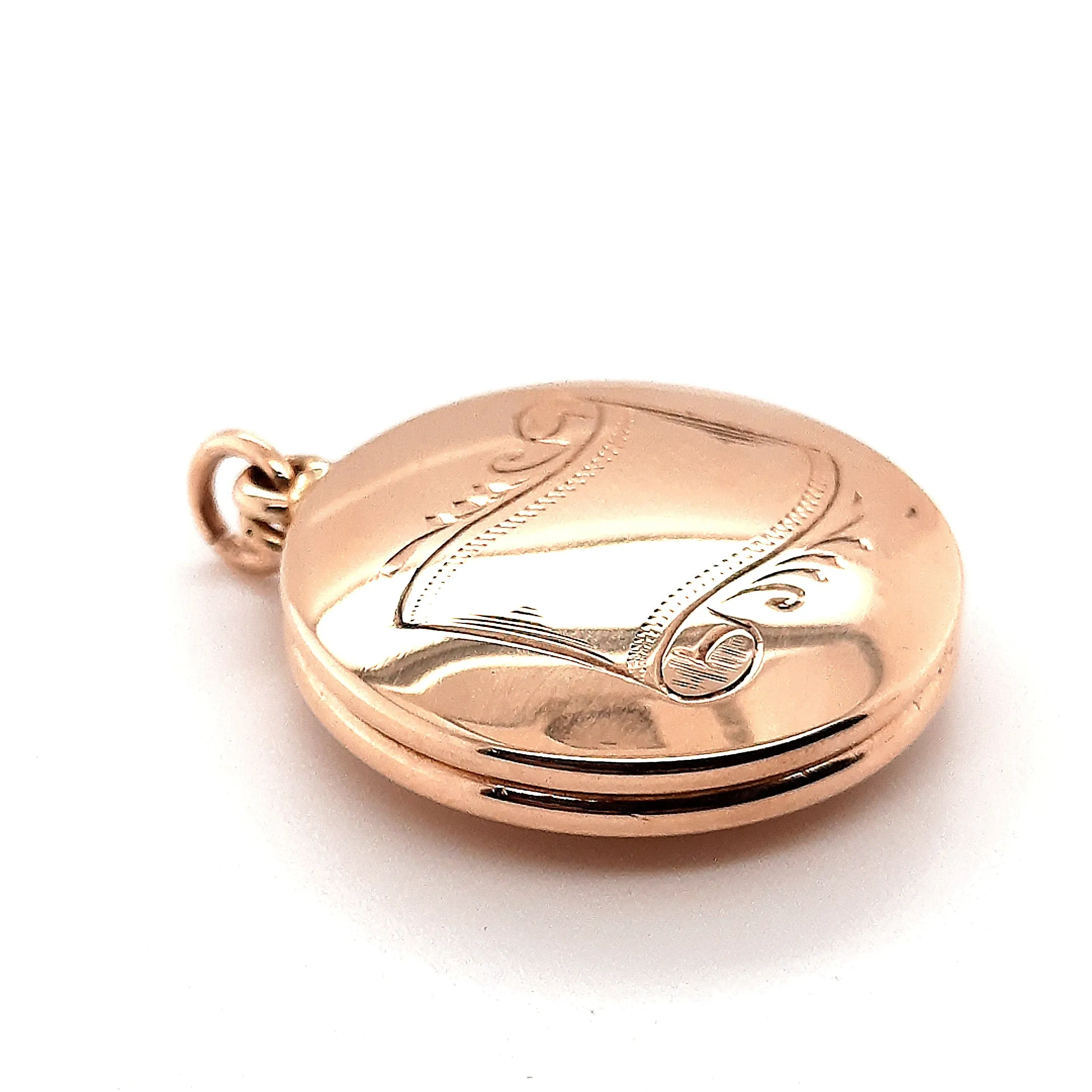 9ct Yellow Gold Locket Pendant