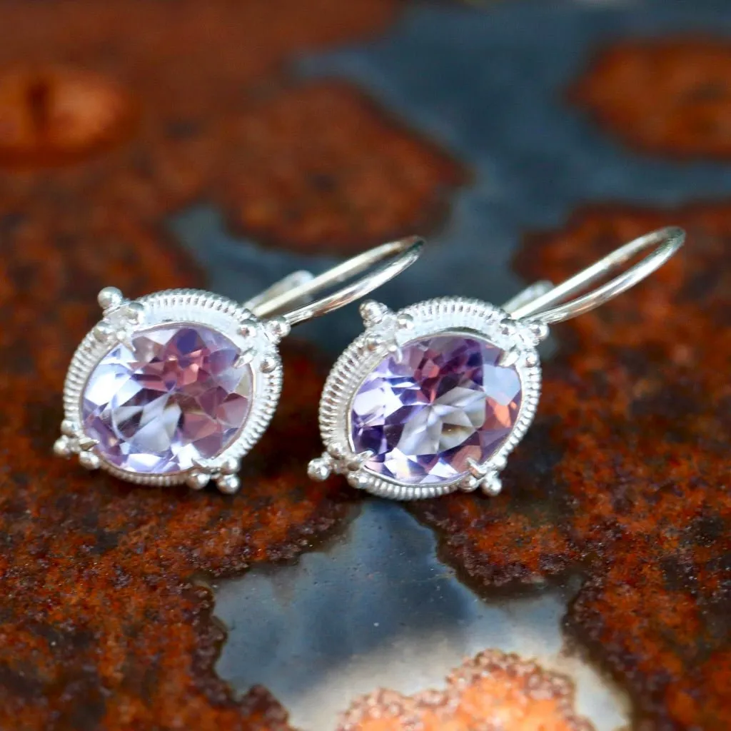 Buckingham Silver Earrings
