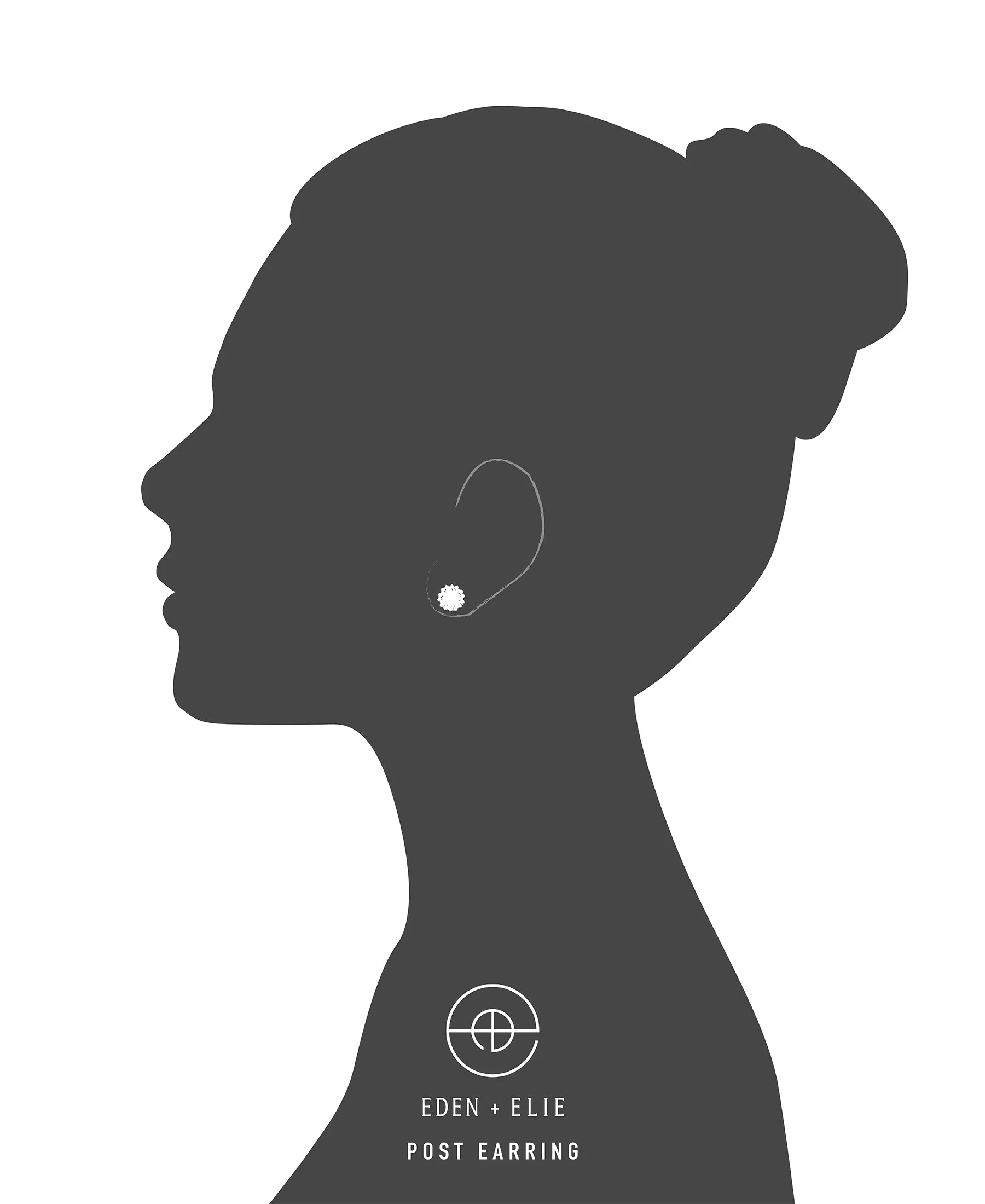 EDEN   ELIE Andromeda Stud Earrings - lily