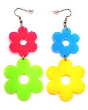 Flower Power Kandi Earrings