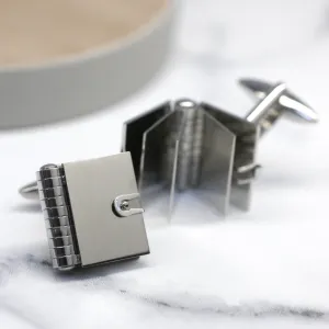 Opening Book Locket Cufflinks