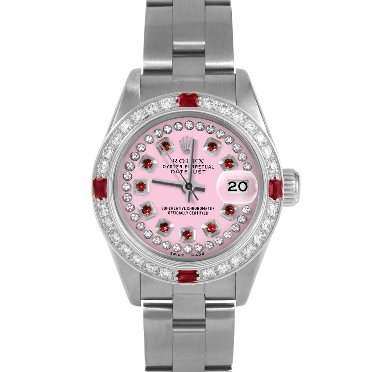 Rolex Datejust 26mm | 69174-PNK-STRR-4RBY-OYS