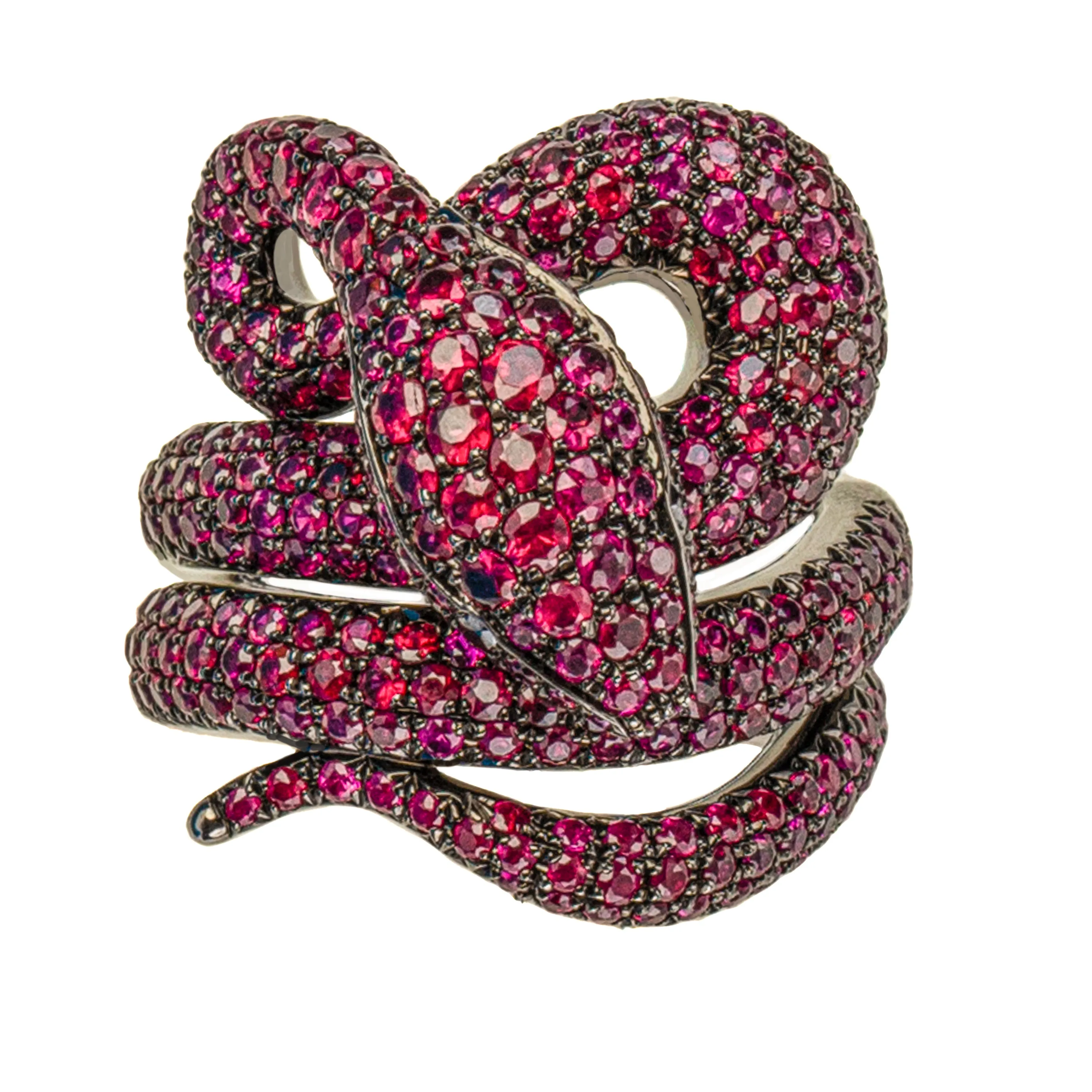 Ruby Rings from Snake collection