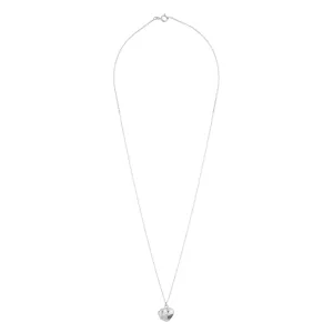 Sterling Silver Heart Locket Pendant Necklace