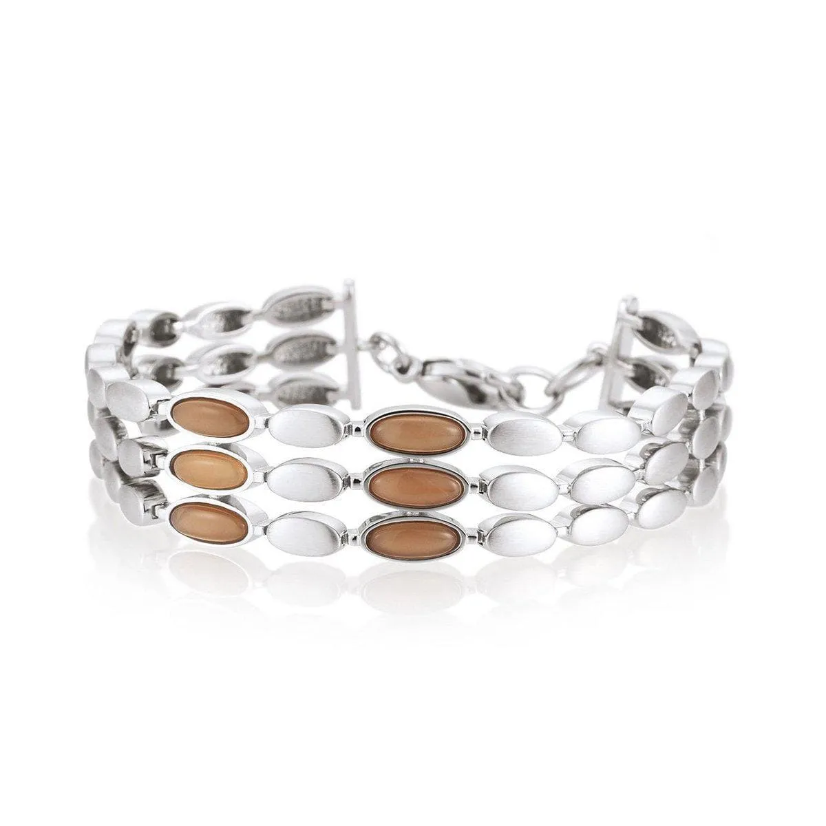 Sterling Silver Moonstone Honey Moon Bracelet - 52/00288-0