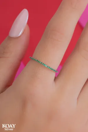 Zircon Ring (080-Green) Ring